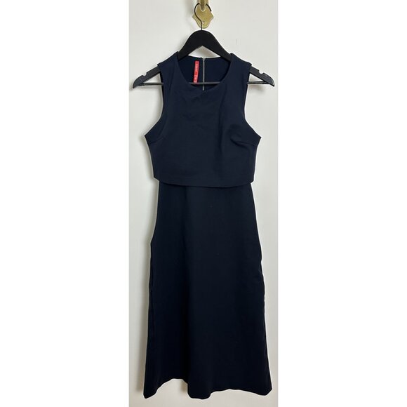 SPANX Ponte Overlay Dress in Classic Navy Size Small - Picture 4 of 11